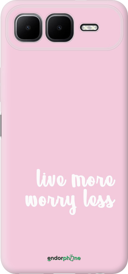 Силиконовый чехол Живи больше для Infinix Smart 10 PLus - 4347u-4108 изображение 