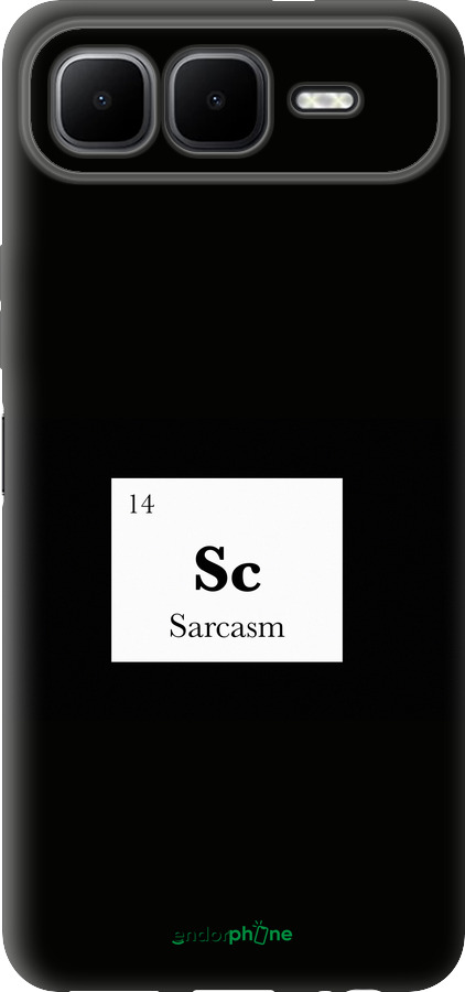 Силиконовый чехол Сарказм для Infinix Smart 10 PLus - 4501u-4108 изображение 