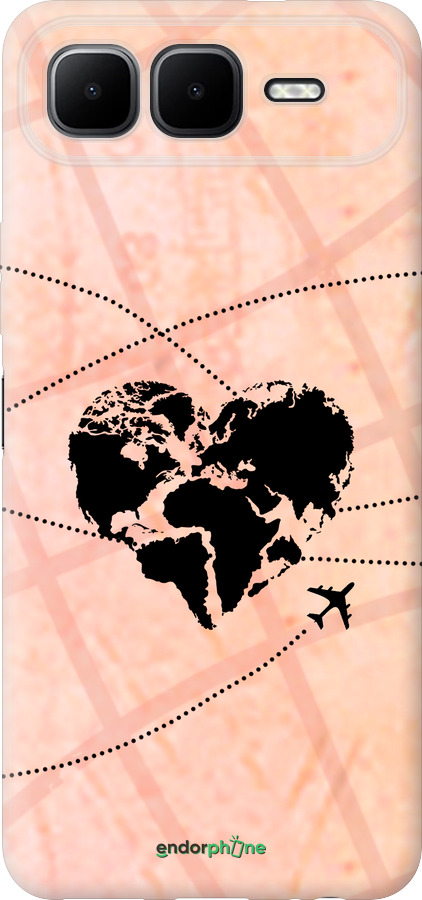 Силиконовый чехол Путешествуй для Infinix Smart 10 PLus - 4607u-4108 изображение 