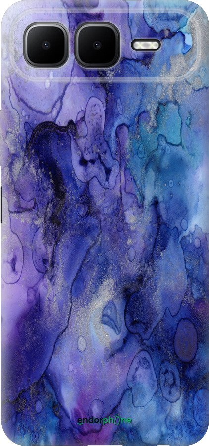 Силиконовый чехол Мрамор 7 для Infinix Smart 10 PLus - 4802u-4108 изображение 