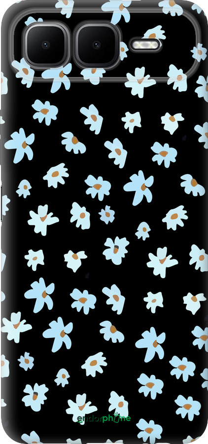 Силиконовый чехол Цветочный для Infinix Smart 10 PLus - 4900u-4108 изображение 