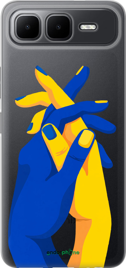 Силиконовый чехол Stand With Ukraine для Infinix Smart 10 PLus - 5255u-4108 изображение 