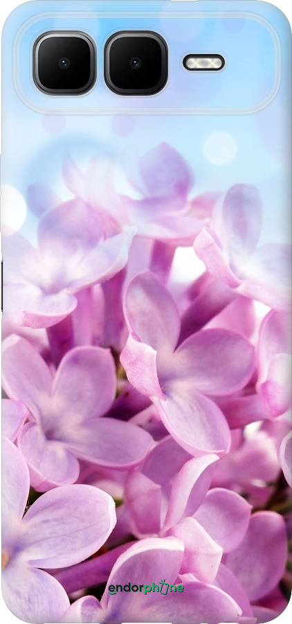 Силиконовый чехол Сирень для Infinix Smart 10 PLus - 527u-4108 изображение 