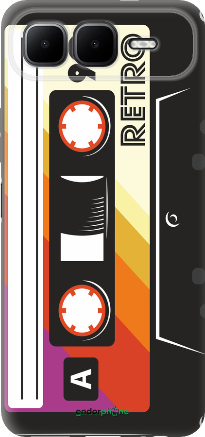 Силиконовый чехол Кассета с90 v4 для Infinix Smart 10 PLus - 5532u-4108 изображение 