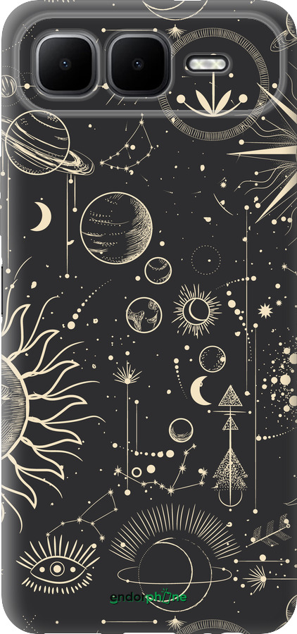 Силиконовый чехол Фаза луны для Infinix Smart 10 PLus - 5605u-4108 изображение 