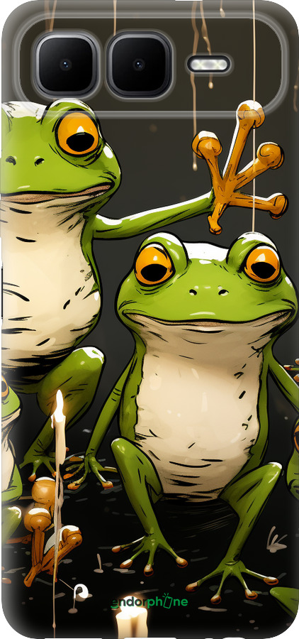 Силиконовый чехол Жабки 2 для Infinix Smart 10 PLus - 5657u-4108 изображение 