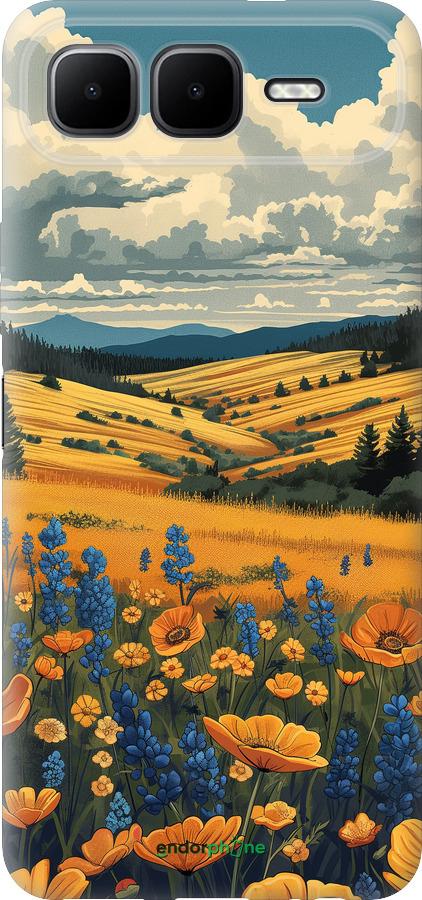 Силіконовий чехол Українське поле для Infinix Smart 10 PLus - 6082u-4108 изображение 