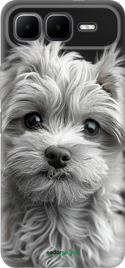 Силіконовий чехол Мальтипу на чорному фоні для Infinix Smart 10 PLus - 6156u-4108 изображение 