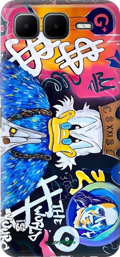 Силиконовый чехол Скрудж 2 для Infinix Smart 10 PLus - 6285u-4108 изображение 