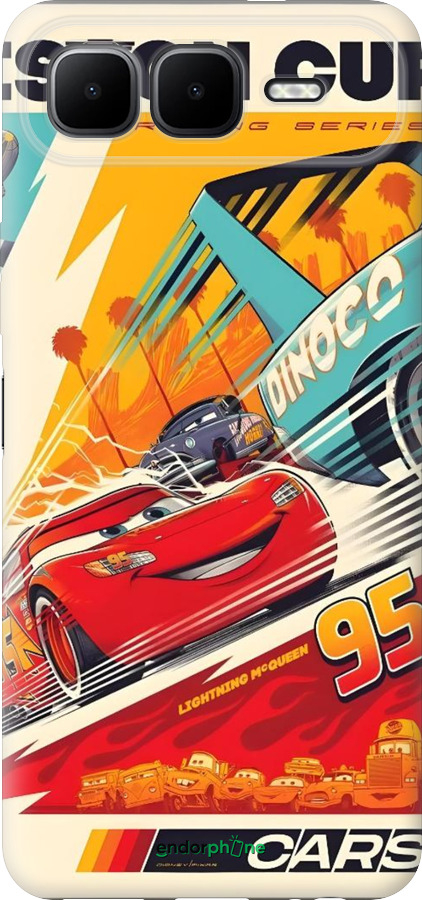 Силиконовый чехол Тачки для Infinix Smart 10 PLus - 6288u-4108 изображение 