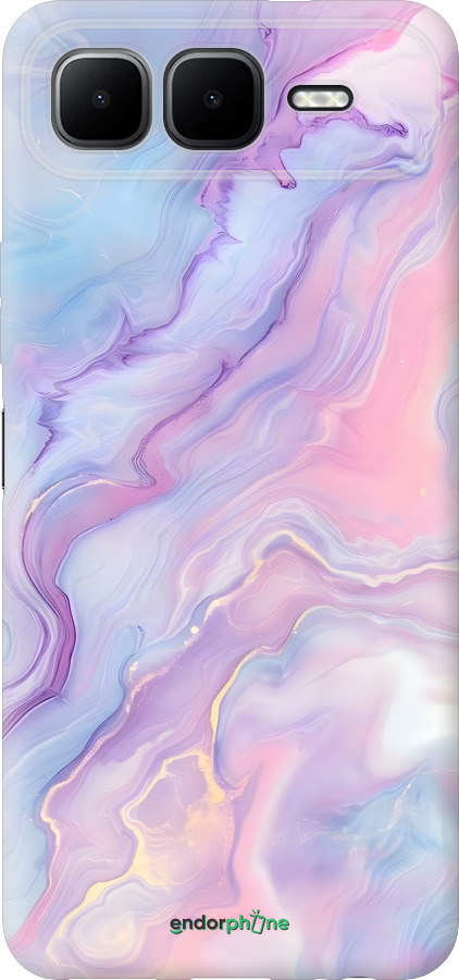 Силиконовый чехол Нежный мрамор для Infinix Smart 10 PLus - 6310u-4108 изображение 