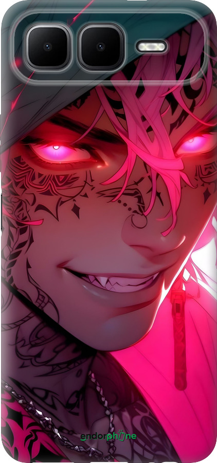 Силиконовый чехол Аниме демон 3 для Infinix Smart 10 PLus - 6313u-4108 изображение 