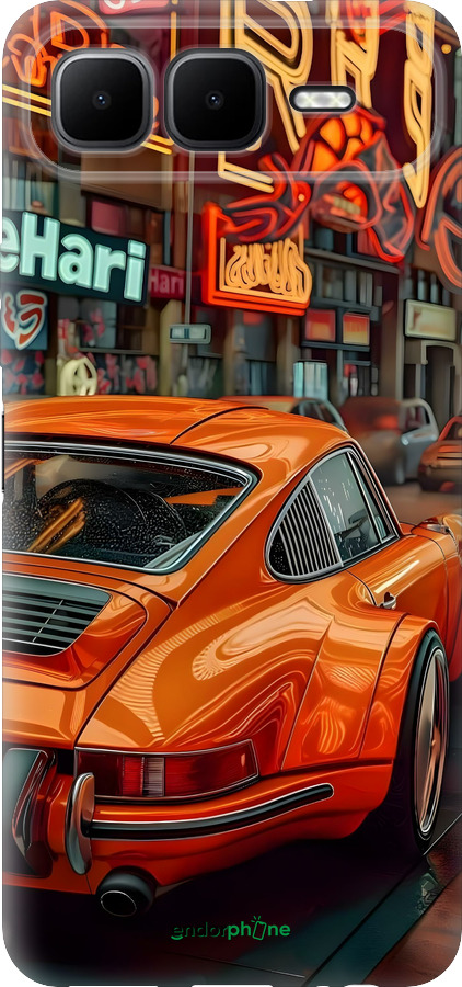 Силиконовый чехол Порше для Infinix Smart 10 PLus - 6334u-4108 изображение 