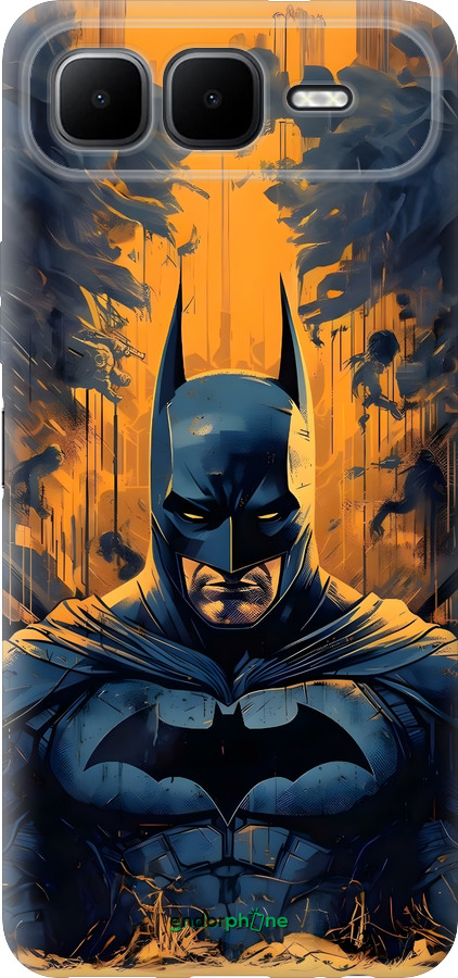 Силіконовий чехол Бетмен для Infinix Smart 10 PLus - 6335u-4108 изображение 