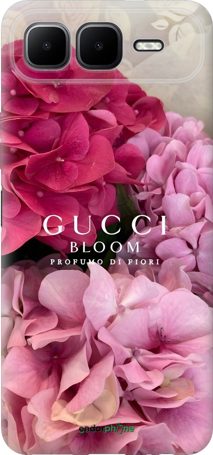 Силиконовый чехол Гучи для Infinix Smart 10 PLus - 6341u-4108 изображение 