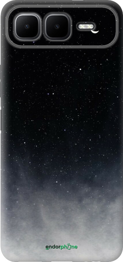 Силиконовый чехол Сині хмари, Синій місяць для Infinix Smart 10 PLus - 6396u-4108 изображение 