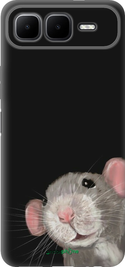 Силиконовый чехол The Peeking Rat для Infinix Smart 10 PLus - 6442u-4108 изображение 