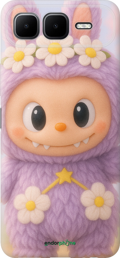 Силиконовый чехол Лабубу 1 для Infinix Smart 10 PLus - 6709u-4108 изображение 