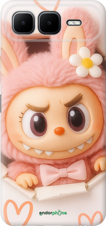 Силиконовый чехол Лабубу 2 для Infinix Smart 10 PLus - 6710u-4108 изображение 