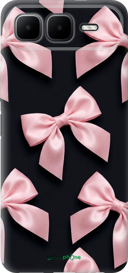 Силіконовий чехол Coquette Ribbons Dark Coquette для Infinix Smart 10 PLus - 6767u-4108 изображение 