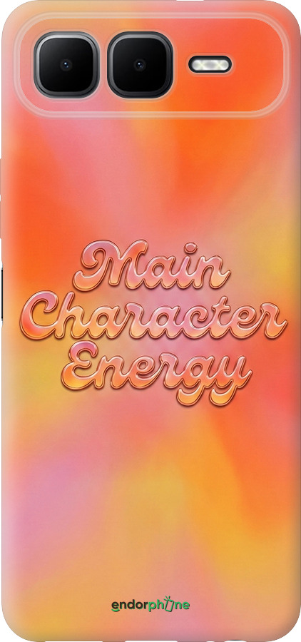 Силиконовый чехол Aura Gradient Main Character Energy Aesthetic Y2K для Infinix Smart 10 PLus - 6783u-4108 изображение 