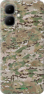 Силиконовый чехол Камуфляж v5 для Infinix Smart 10 - 1201u-4104 изображение 