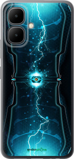 Силиконовый чехол Молнии в цилиндре для Infinix Smart 10 - 120u-4104 изображение 