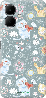 Силиконовый чехол Котята v3 для Infinix Smart 10 - 1223u-4104 изображение 