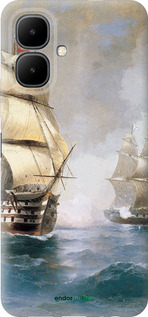 Силиконовый чехол Айвазовский. Корабли для Infinix Smart 10 - 160u-4104 изображение 