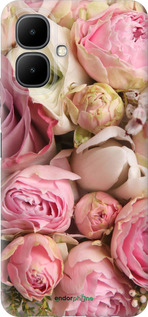 Силиконовый чехол Розы v2 для Infinix Smart 10 - 2320u-4104 изображение 