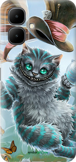 Силиконовый чехол Чеширский кот 2 для Infinix Smart 10 - 3993u-4104 изображение 