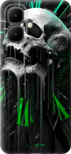 Силиконовый чехол Череп-часы для Infinix Smart 10 - 4100u-4104 изображение 