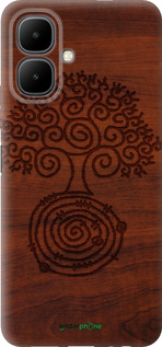 Силиконовый чехол Узор дерева для Infinix Smart 10 - 4119u-4104 изображение 