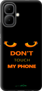 Силиконовый чехол Don't touch the phone для Infinix Smart 10 - 4261u-4104 изображение 