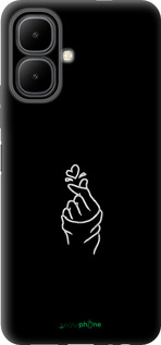 Силиконовый чехол Love You для Infinix Smart 10 - 4298u-4104 изображение 