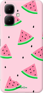 Силиконовый чехол Розовый арбуз для Infinix Smart 10 - 4314u-4104 изображение 