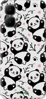 Силиконовый чехол Панды для Infinix Smart 10 - 4318u-4104 изображение 