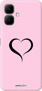 Силиконовый чехол Сердце 1 для Infinix Smart 10 - 4730u-4104 изображение 