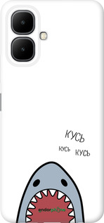 Силиконовый чехол Акула для Infinix Smart 10 - 4870u-4104 изображение 