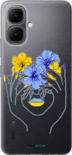 Силиконовый чехол Девушка v4 для Infinix Smart 10 - 5276u-4104 изображение 