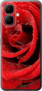 Силиконовый чехол Красная роза для Infinix Smart 10 - 529u-4104 изображение 