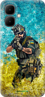 Силіконовий чехол Воїн ЗСУ для Infinix Smart 10 - 5311u-4104 изображение 