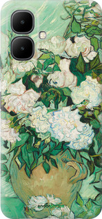 Силиконовый чехол Винсент Ван Гог. Ваза с розами для Infinix Smart 10 - 5543u-4104 изображение 
