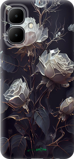 Силиконовый чехол Розы 2 для Infinix Smart 10 - 5550u-4104 изображение 