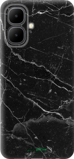 Силиконовый чехол Черный мрамор v2 для Infinix Smart 10 - 5568u-4104 изображение 