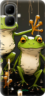 Силиконовый чехол Жабки 2 для Infinix Smart 10 - 5657u-4104 изображение 