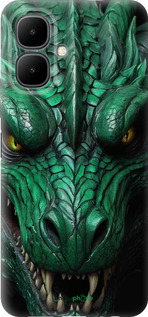 Силиконовый чехол Зелёный дракон v2 для Infinix Smart 10 - 5817u-4104 изображение 