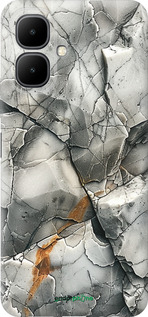 Силиконовый чехол Серый мрамор для Infinix Smart 10 - 6041u-4104 изображение 