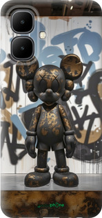 Силиконовый чехол Bronze kaws v2 для Infinix Smart 10 - 6098u-4104 изображение 