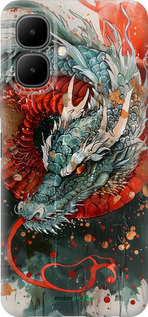 Силиконовый чехол Стихия огня для Infinix Smart 10 - 6101u-4104 изображение 